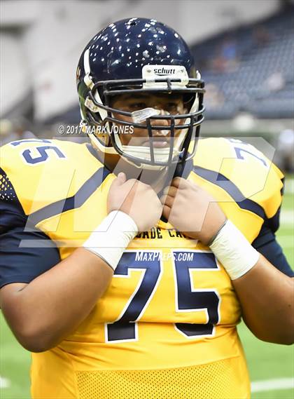 Thumbnail 2 in Kingman Academy vs. Bourgade Catholic (Kick-Off Classic) photogallery.