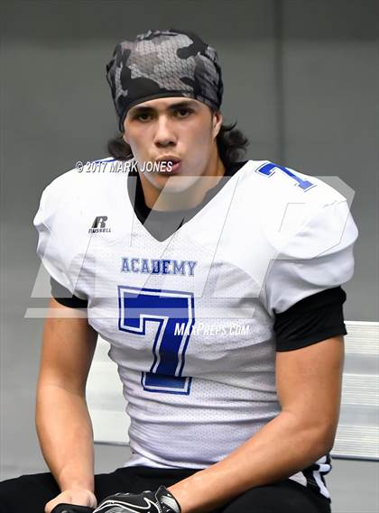 Thumbnail 3 in Kingman Academy vs. Bourgade Catholic (Kick-Off Classic) photogallery.