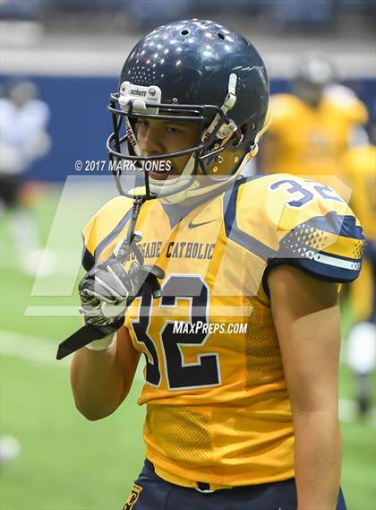 Thumbnail 3 in Kingman Academy vs. Bourgade Catholic (Kick-Off Classic) photogallery.