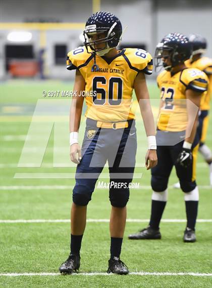 Thumbnail 2 in Kingman Academy vs. Bourgade Catholic (Kick-Off Classic) photogallery.
