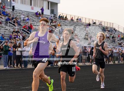 Thumbnail 1 in IHSAA Sectional #12 (Sprints and Middle Distance) photogallery.