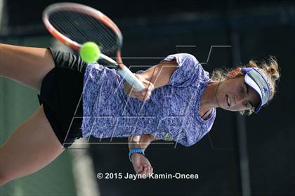 Thumbnail 1 in Foothill League Girls Tennis Championships photogallery.