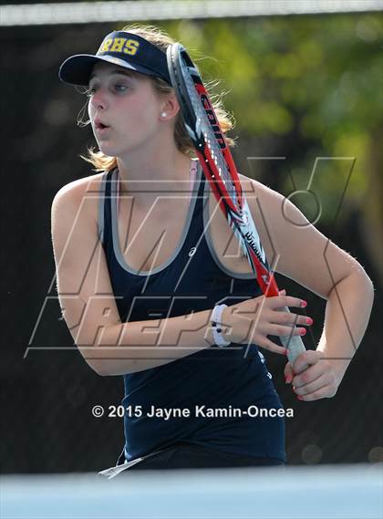 Thumbnail 1 in Foothill League Girls Tennis Championships photogallery.