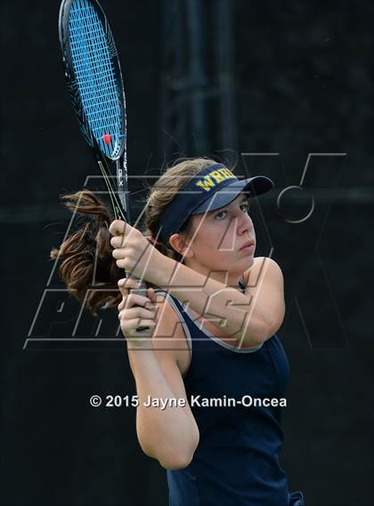 Thumbnail 1 in Foothill League Girls Tennis Championships photogallery.