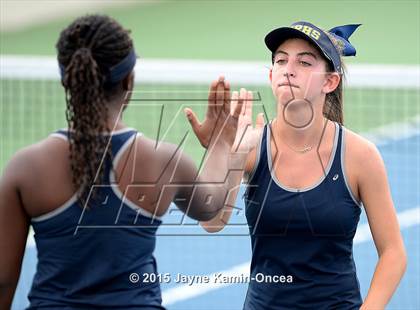 Thumbnail 1 in Foothill League Girls Tennis Championships photogallery.