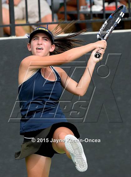 Thumbnail 2 in Foothill League Girls Tennis Championships photogallery.