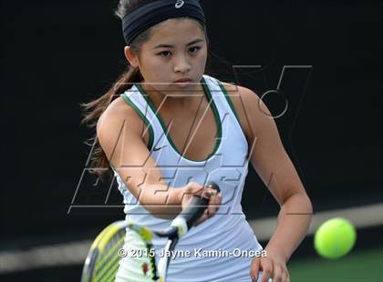 Thumbnail 2 in Foothill League Girls Tennis Championships photogallery.