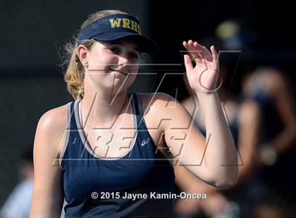 Thumbnail 3 in Foothill League Girls Tennis Championships photogallery.