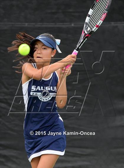 Thumbnail 3 in Foothill League Girls Tennis Championships photogallery.