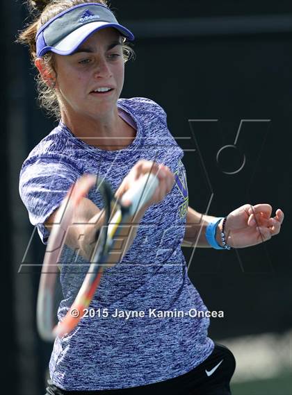 Thumbnail 3 in Foothill League Girls Tennis Championships photogallery.