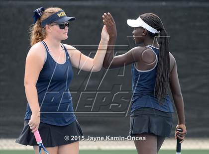 Thumbnail 1 in Foothill League Girls Tennis Championships photogallery.