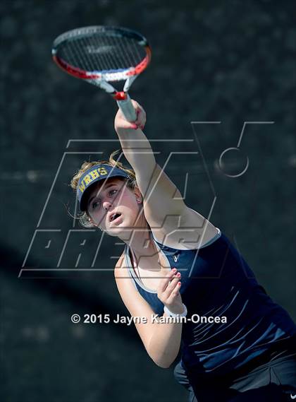 Thumbnail 2 in Foothill League Girls Tennis Championships photogallery.