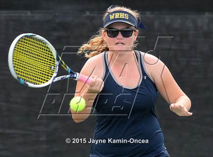 Thumbnail 3 in Foothill League Girls Tennis Championships photogallery.