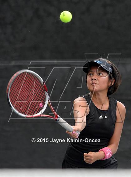 Thumbnail 2 in Foothill League Girls Tennis Championships photogallery.