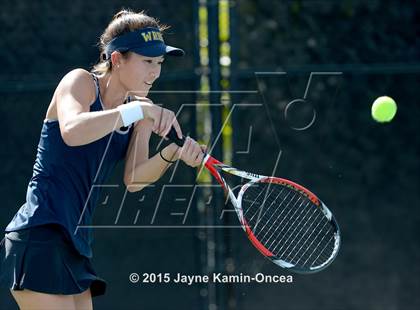 Thumbnail 2 in Foothill League Girls Tennis Championships photogallery.