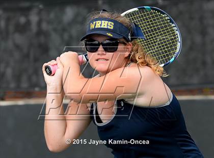 Thumbnail 3 in Foothill League Girls Tennis Championships photogallery.