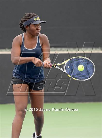Thumbnail 3 in Foothill League Girls Tennis Championships photogallery.