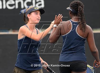 Thumbnail 2 in Foothill League Girls Tennis Championships photogallery.