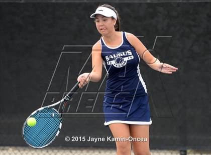 Thumbnail 1 in Foothill League Girls Tennis Championships photogallery.