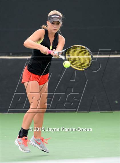 Thumbnail 2 in Foothill League Girls Tennis Championships photogallery.