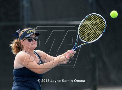 Thumbnail 3 in Foothill League Girls Tennis Championships photogallery.