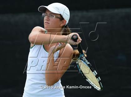 Thumbnail 3 in Foothill League Girls Tennis Championships photogallery.
