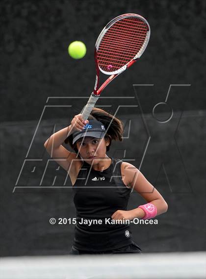 Thumbnail 1 in Foothill League Girls Tennis Championships photogallery.