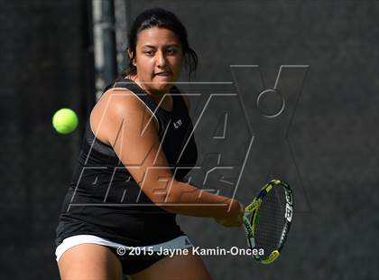 Thumbnail 2 in Foothill League Girls Tennis Championships photogallery.