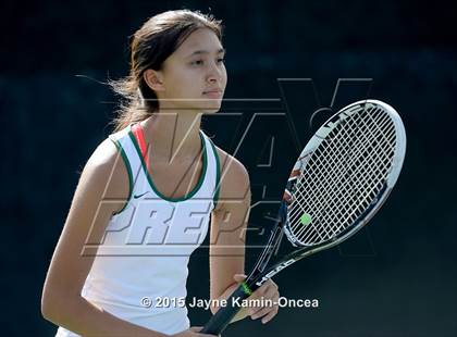 Thumbnail 3 in Foothill League Girls Tennis Championships photogallery.
