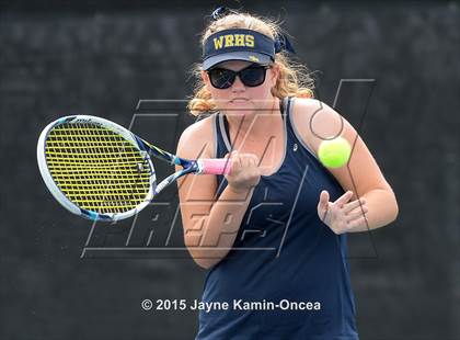 Thumbnail 3 in Foothill League Girls Tennis Championships photogallery.