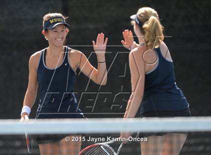 Thumbnail 2 in Foothill League Girls Tennis Championships photogallery.