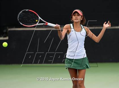 Thumbnail 2 in Foothill League Girls Tennis Championships photogallery.