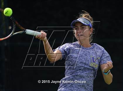 Thumbnail 3 in Foothill League Girls Tennis Championships photogallery.