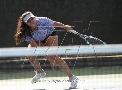 Thumbnail 3 in Foothill League Girls Tennis Championships photogallery.