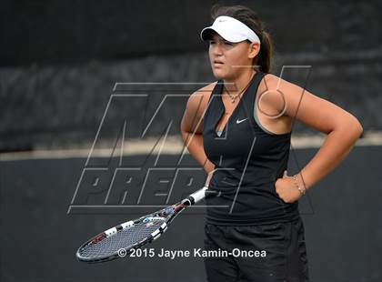 Thumbnail 1 in Foothill League Girls Tennis Championships photogallery.