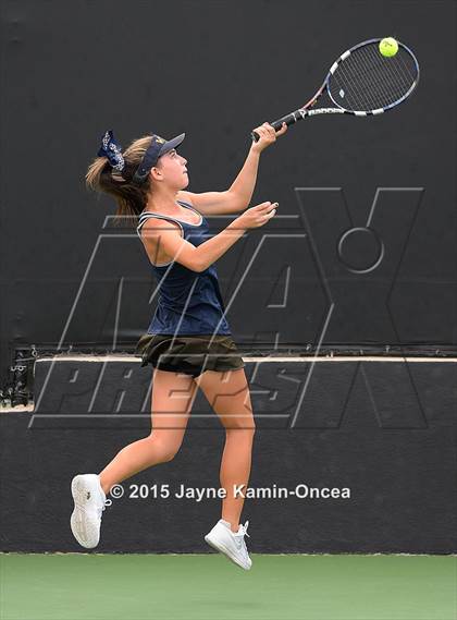 Thumbnail 3 in Foothill League Girls Tennis Championships photogallery.