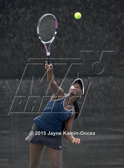 Thumbnail 3 in Foothill League Girls Tennis Championships photogallery.