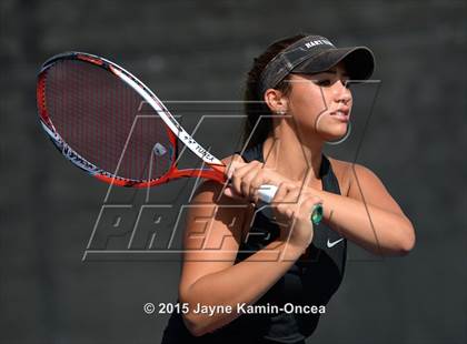 Thumbnail 2 in Foothill League Girls Tennis Championships photogallery.