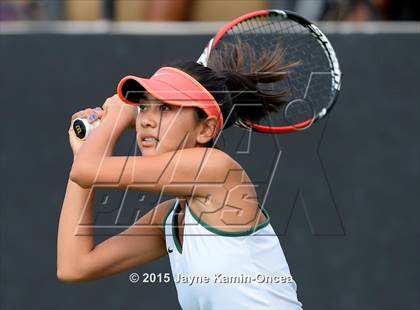 Thumbnail 3 in Foothill League Girls Tennis Championships photogallery.