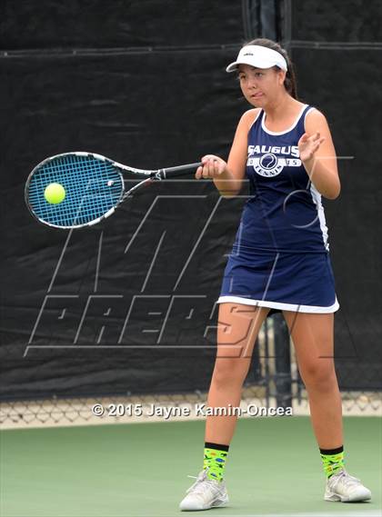 Thumbnail 1 in Foothill League Girls Tennis Championships photogallery.