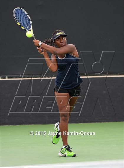 Thumbnail 1 in Foothill League Girls Tennis Championships photogallery.