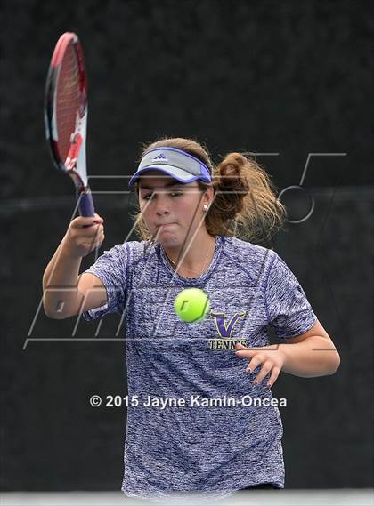 Thumbnail 2 in Foothill League Girls Tennis Championships photogallery.