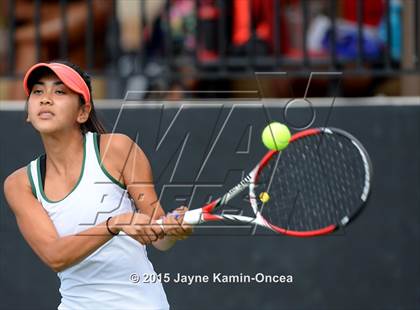 Thumbnail 2 in Foothill League Girls Tennis Championships photogallery.