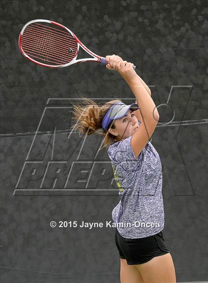 Thumbnail 2 in Foothill League Girls Tennis Championships photogallery.