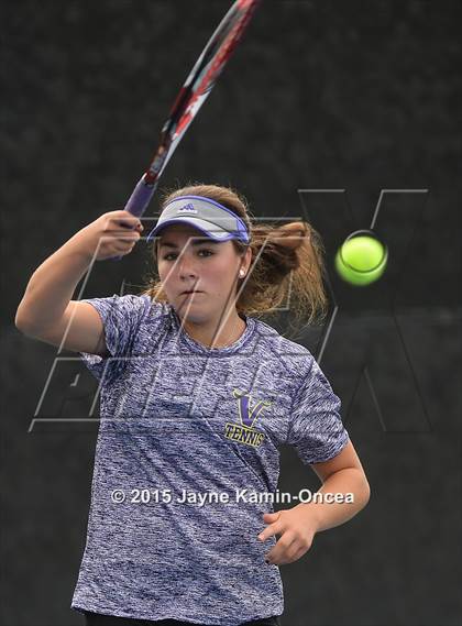 Thumbnail 3 in Foothill League Girls Tennis Championships photogallery.