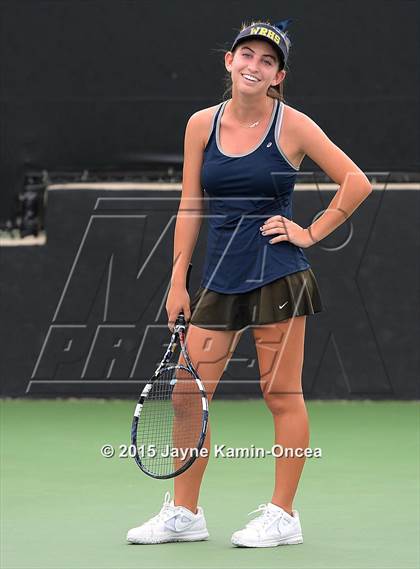 Thumbnail 2 in Foothill League Girls Tennis Championships photogallery.