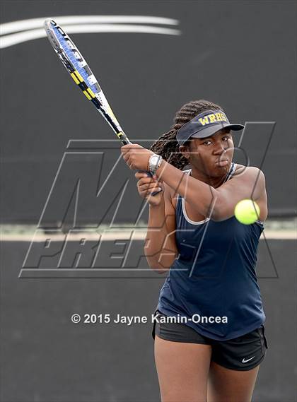 Thumbnail 1 in Foothill League Girls Tennis Championships photogallery.