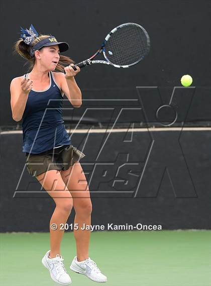 Thumbnail 2 in Foothill League Girls Tennis Championships photogallery.