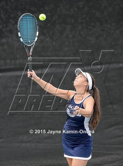 Thumbnail 1 in Foothill League Girls Tennis Championships photogallery.