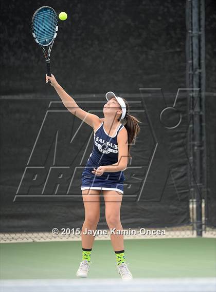 Thumbnail 2 in Foothill League Girls Tennis Championships photogallery.